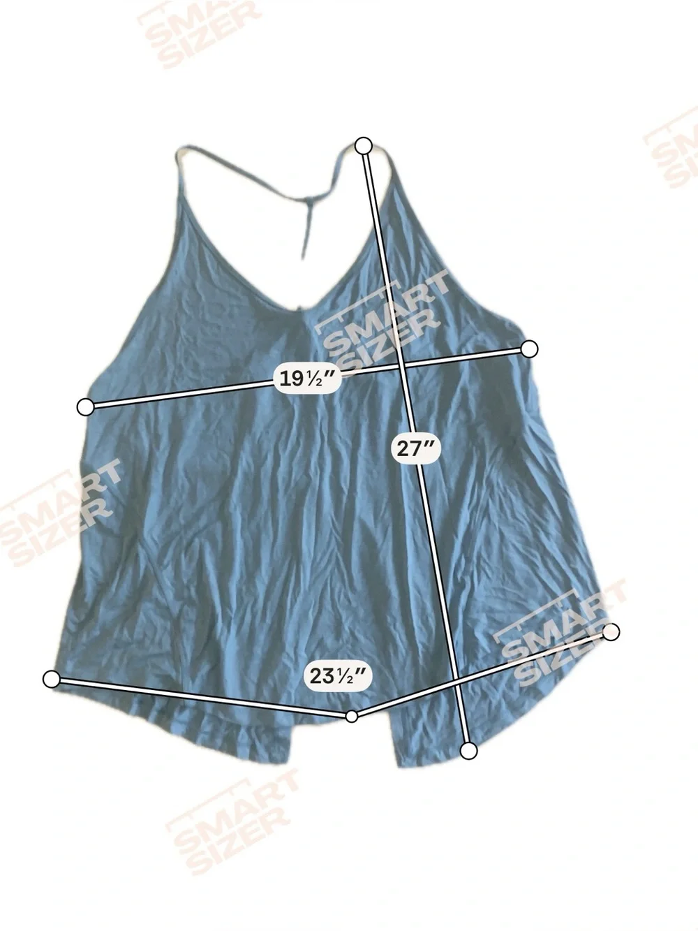 lululemon Light Blue Womens Racerback Tank Top flowy open sz L